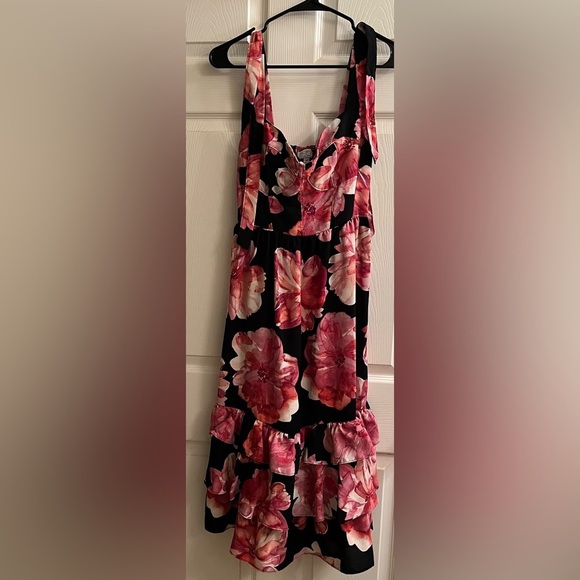 SOFIA VERGARA~FLORAL DRESS~PINK~M - Picture 1 of 9